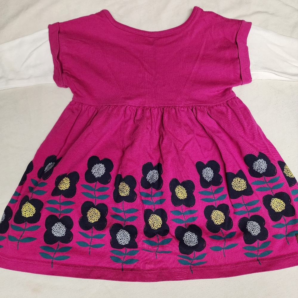FOR SALLY COPY Tea Collection Girls Long Sleeve Graphic Dress - Picture 5 of 5